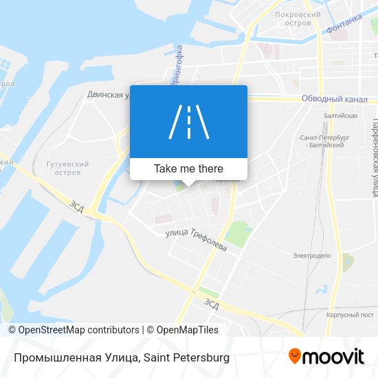 Промышленная Улица map