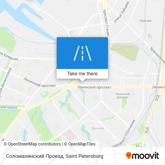 Соломахинский Проезд map