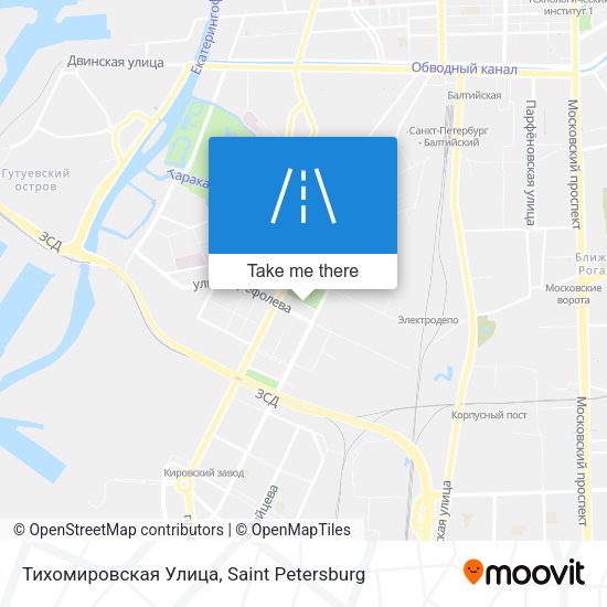 Тихомировская Улица map