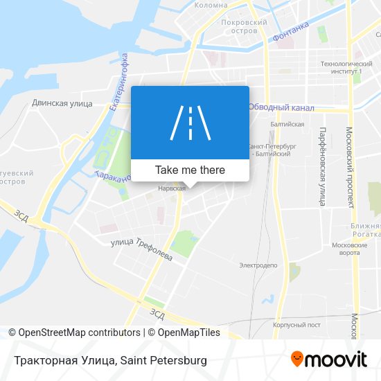Тракторная Улица map