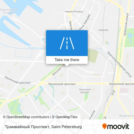 Трамвайный Проспект map