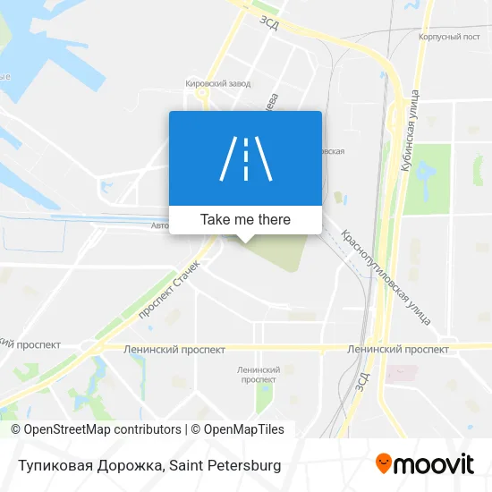 Тупиковая Дорожка map