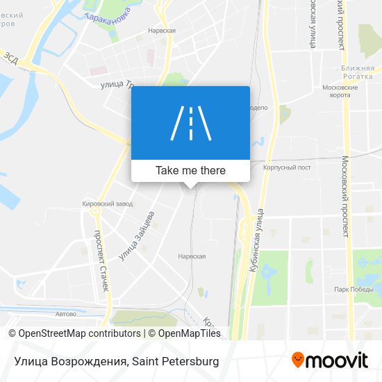 Улица Возрождения map