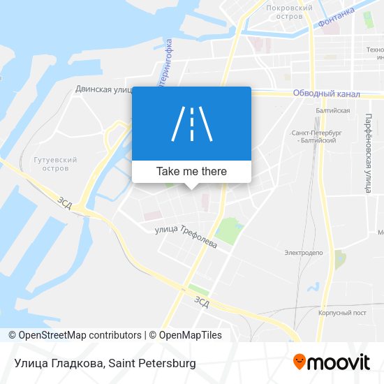 Улица Гладкова map