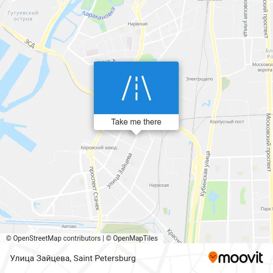 Улица Зайцева map