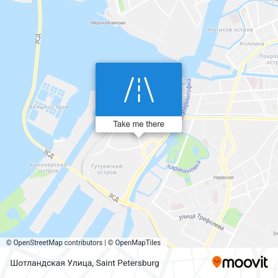 Шотландская Улица map