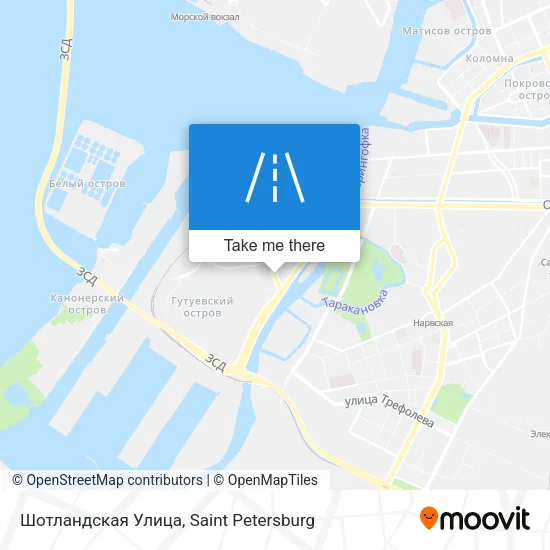 Шотландская Улица map