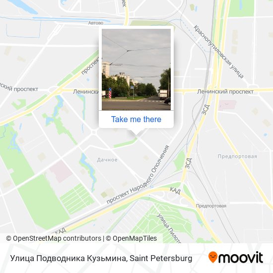 Улица Подводника Кузьмина map