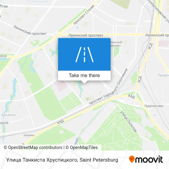 Улица Танкиста Хрустицкого map