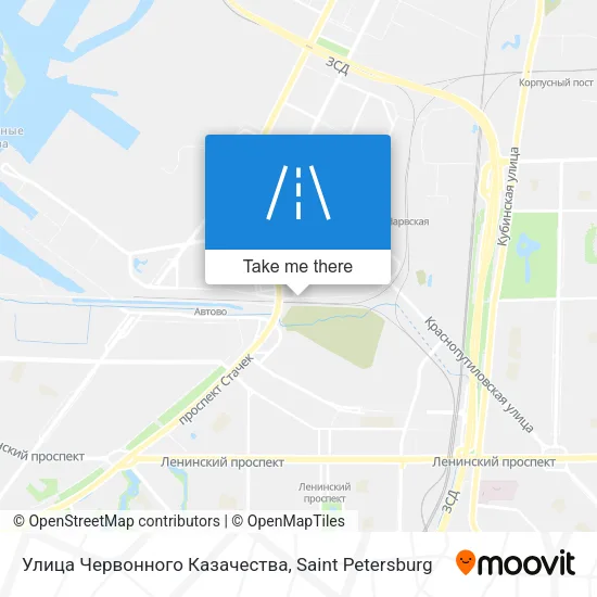 Улица Червонного Казачества map