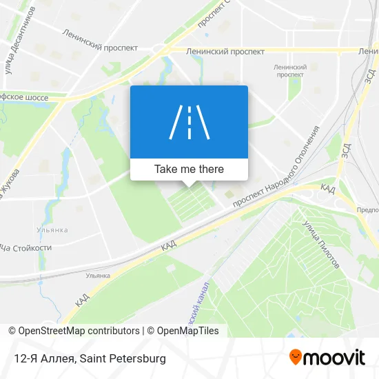 12-Я Аллея map