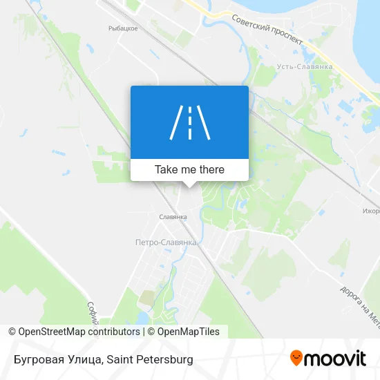 Бугровая Улица map