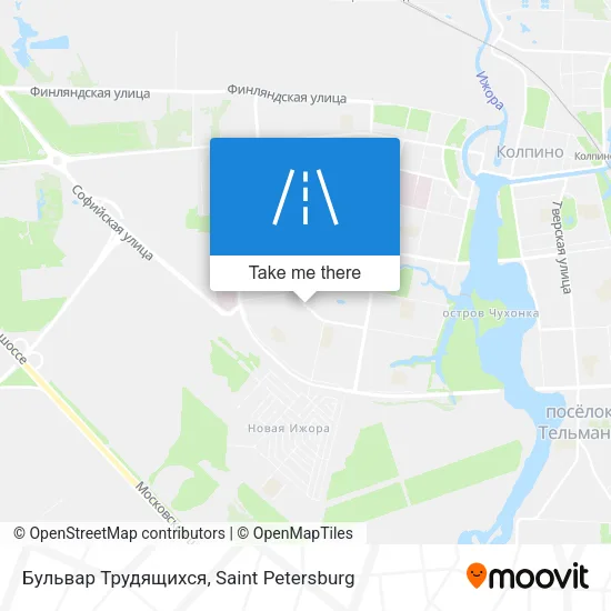 Бульвар Трудящихся map