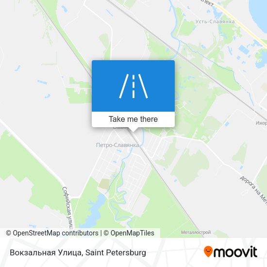 Вокзальная Улица map