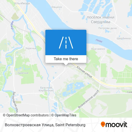 Волховстроевская Улица map