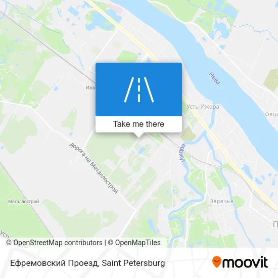 Ефремовский Проезд map