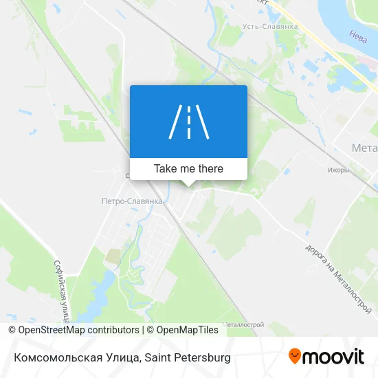 Комсомольская Улица map