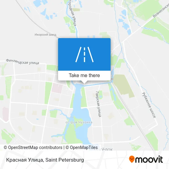 Красная Улица map