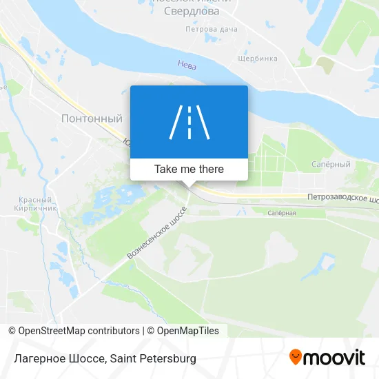 Лагерное Шоссе map