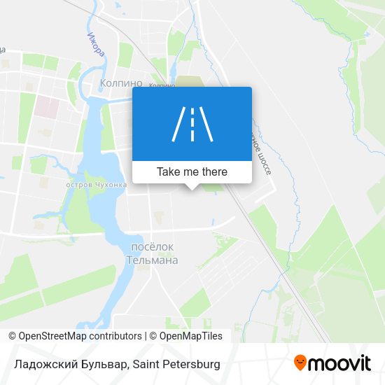 Ладожский Бульвар map
