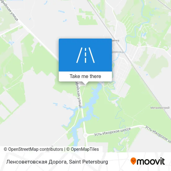 Ленсоветовская Дорога map