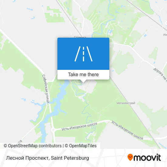 Лесной Проспект map