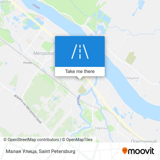 Малая Улица map