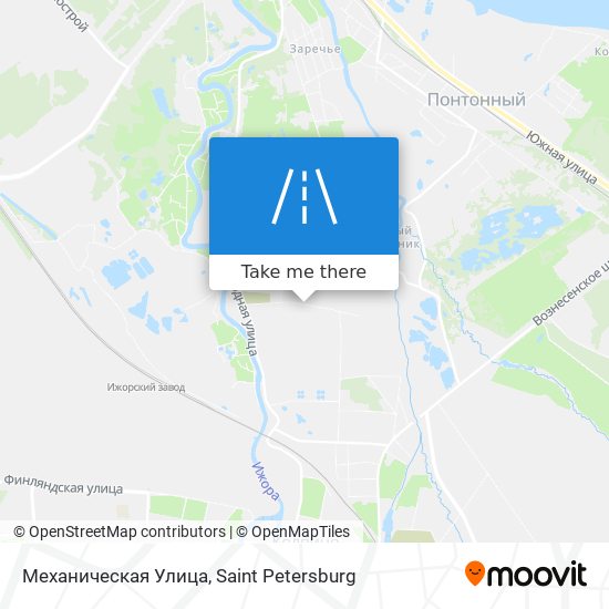 Механическая Улица map