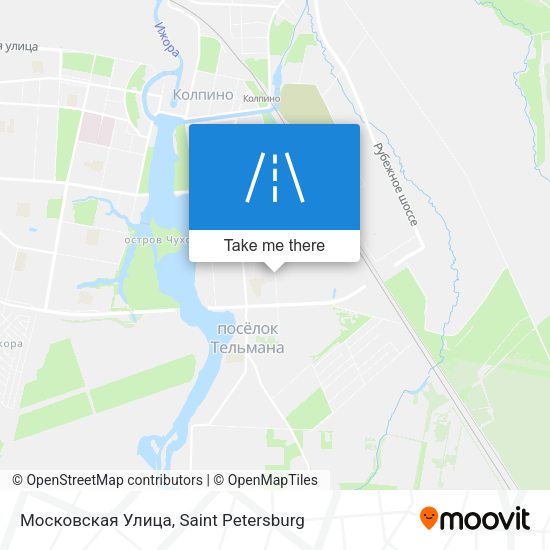 Московская Улица map
