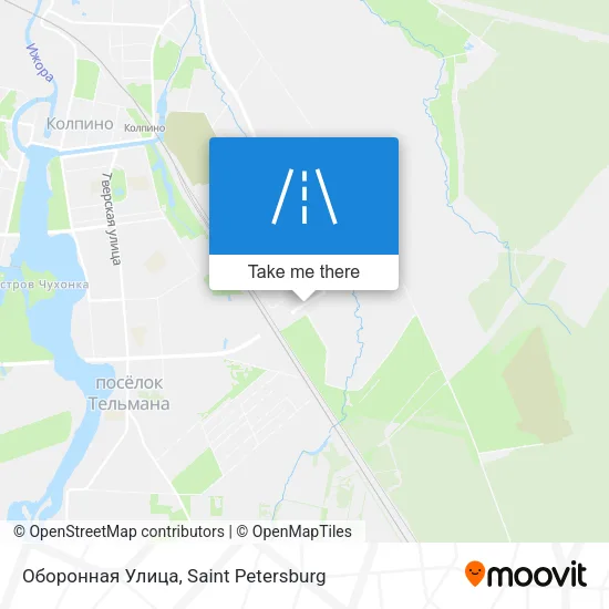 Оборонная Улица map