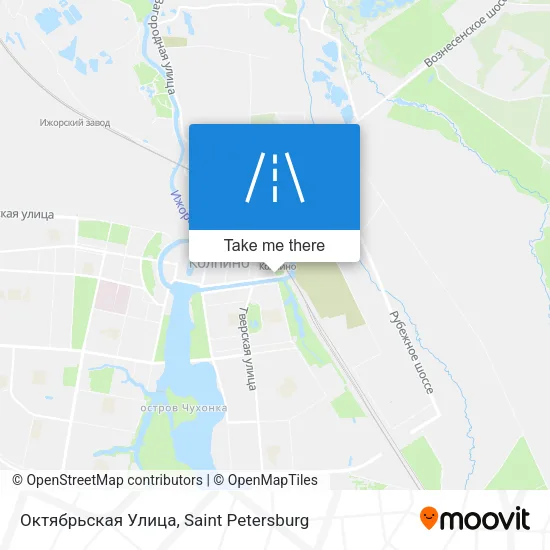 Октябрьская Улица map