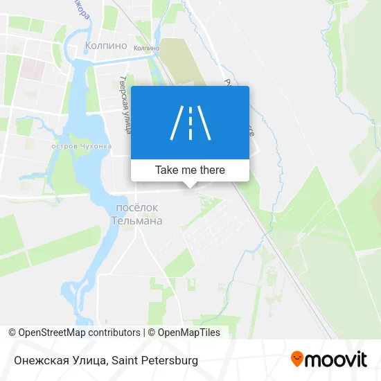 Онежская Улица map