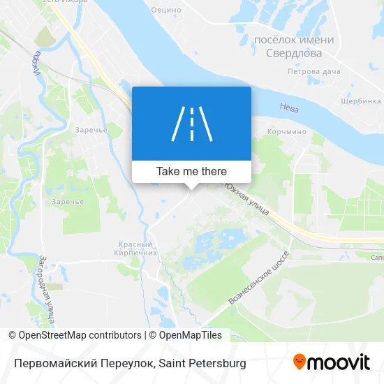 Первомайский Переулок map