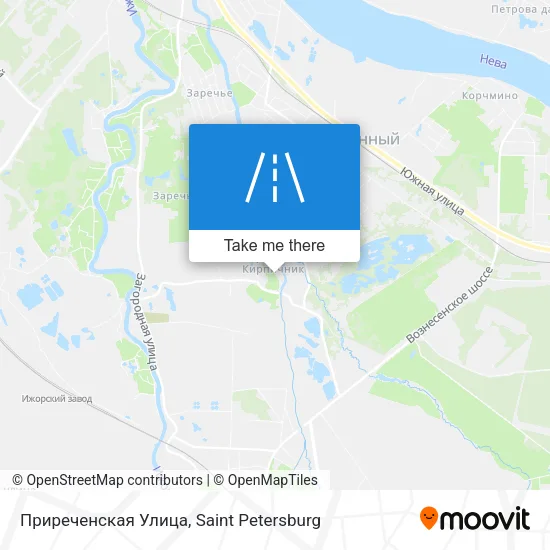 Приреченская Улица map