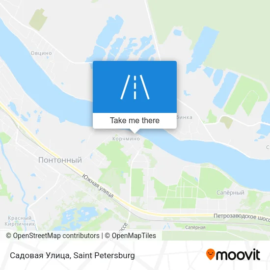 Садовая Улица map