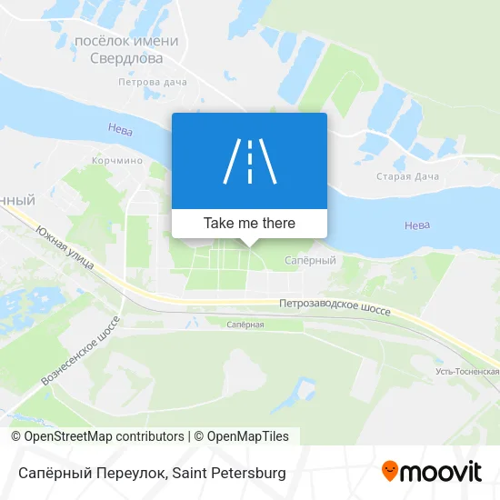 Сапёрный Переулок map