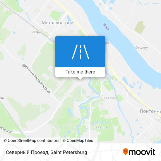 Северный Проезд map
