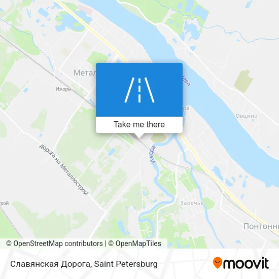 Славянская Дорога map