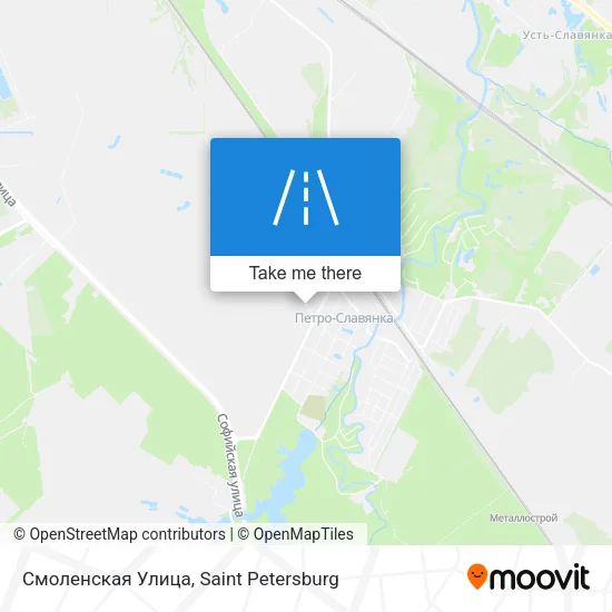 Смоленская Улица map