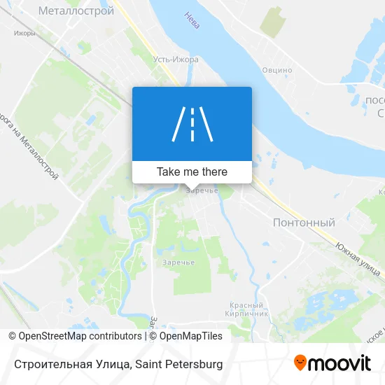 Строительная Улица map
