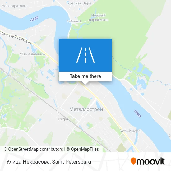 Улица Некрасова map