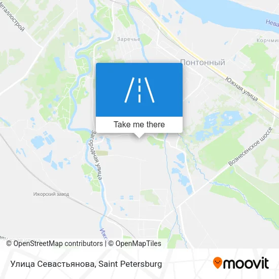 Улица Севастьянова map