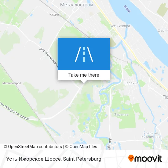 Усть-Ижорское Шоссе map