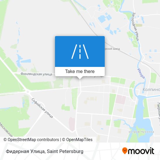 Фидерная Улица map
