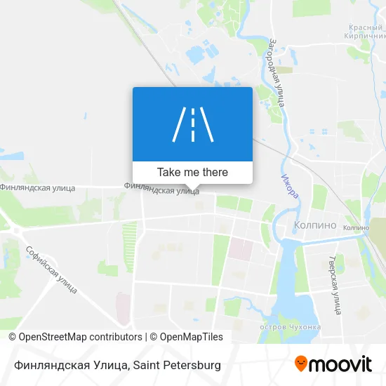 Финляндская Улица map