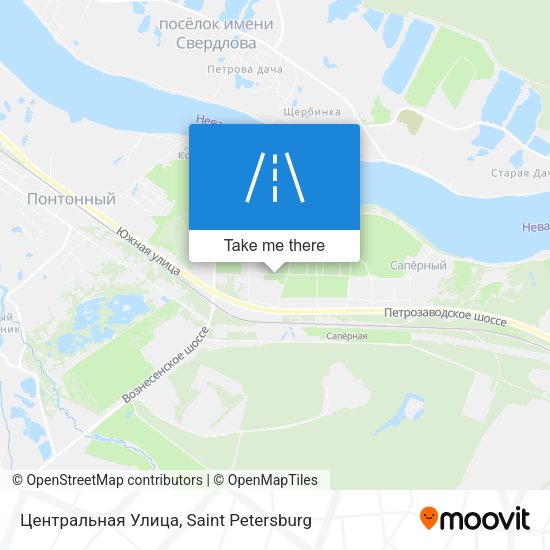 Центральная Улица map
