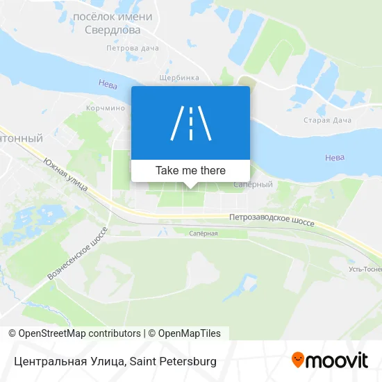 Центральная Улица map