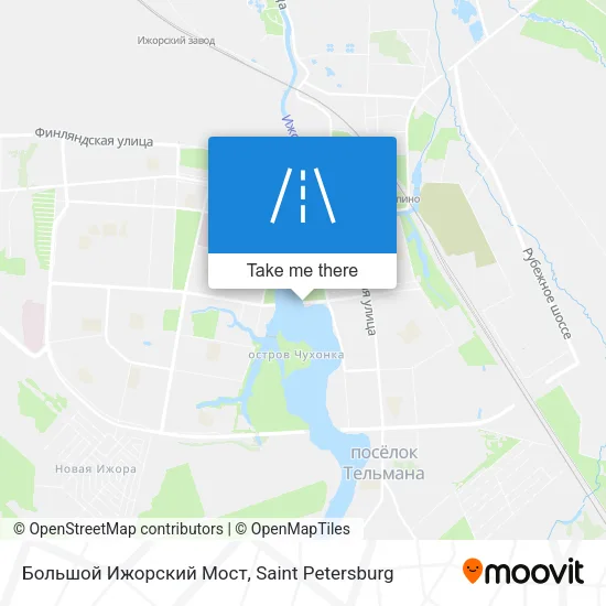 Большой Ижорский Мост map
