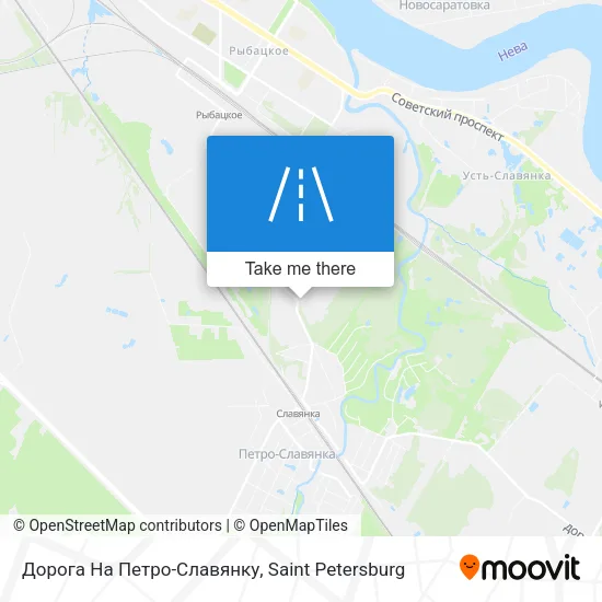 Дорога На Петро-Славянку map