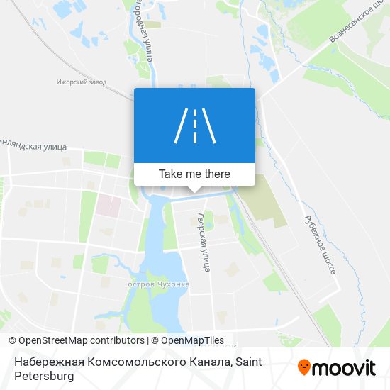 Набережная Комсомольского Канала map